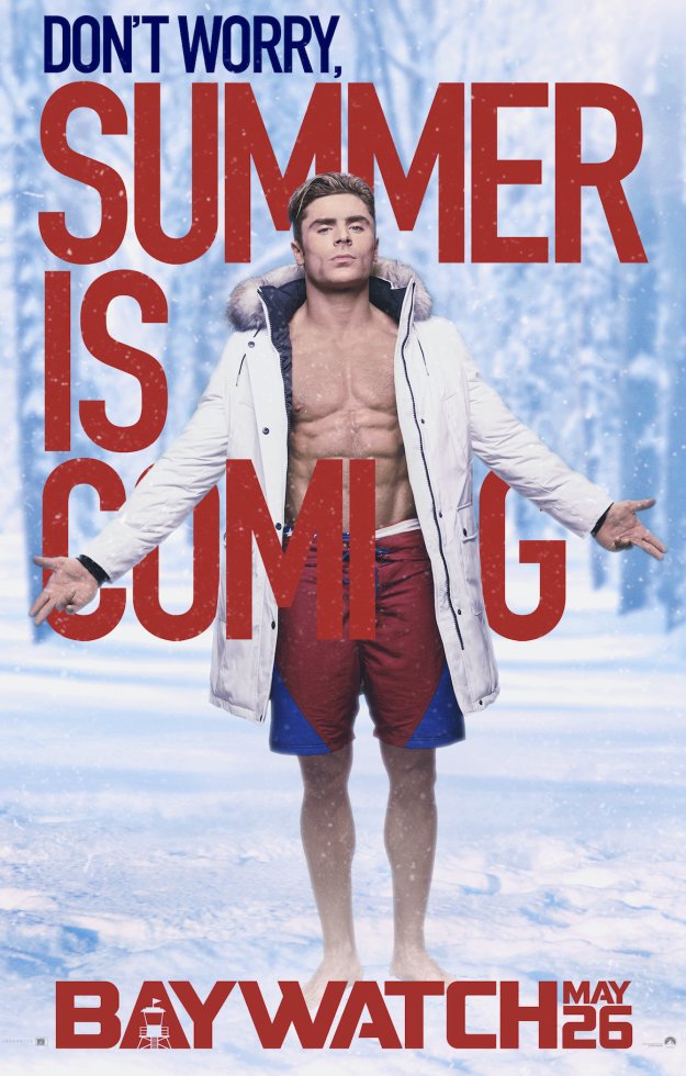 BuzzFeed's tweet image. Here’s the new "Baywatch" animated character posters because you’re thirsty bzfd.it/2kCeLvx