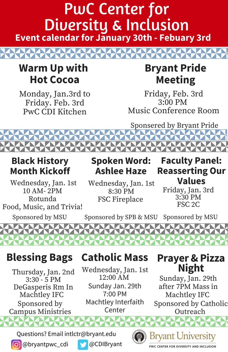 Whats going on this week!