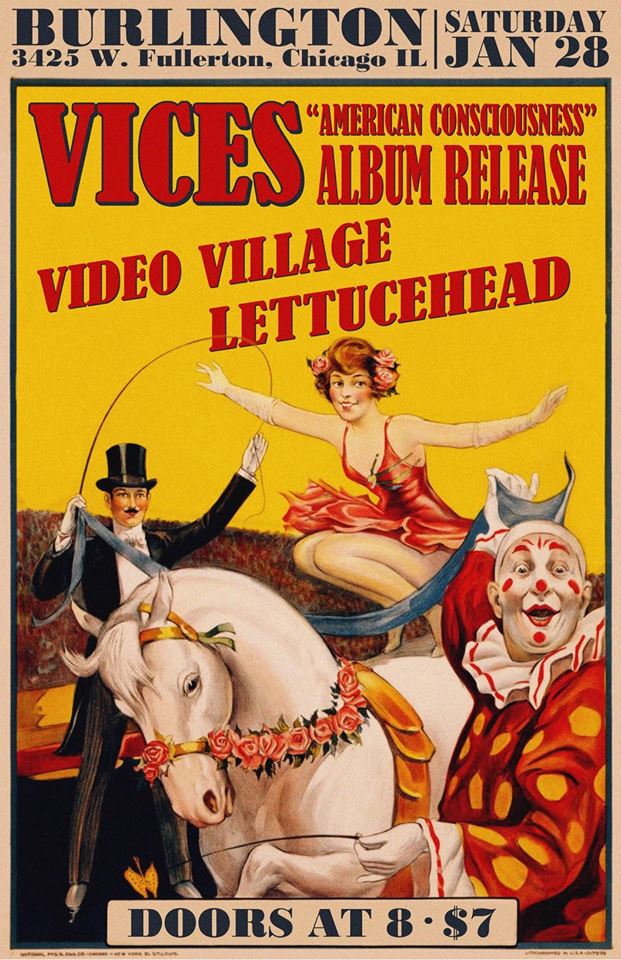 musicgarage's tweet photo. Stop by @burlingtonbar on 1/28 at 8:00 PM and check out the @viceschicago record release show! #NewMusicAlert https://t.co/XRORSSXCgk
