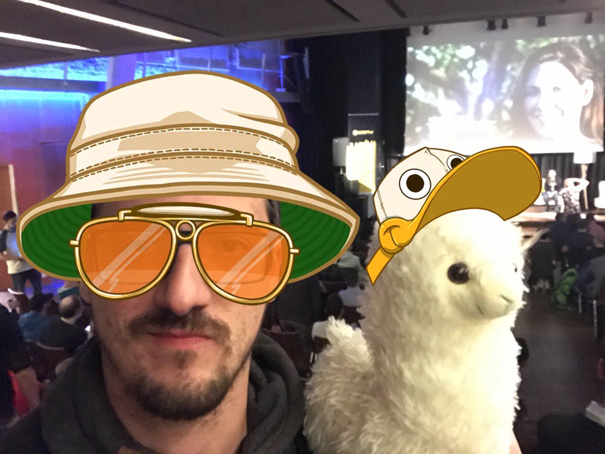 thisisgordon's tweet photo. #AlpacaScript17 #scriptconf https://t.co/rWdBglFjag
