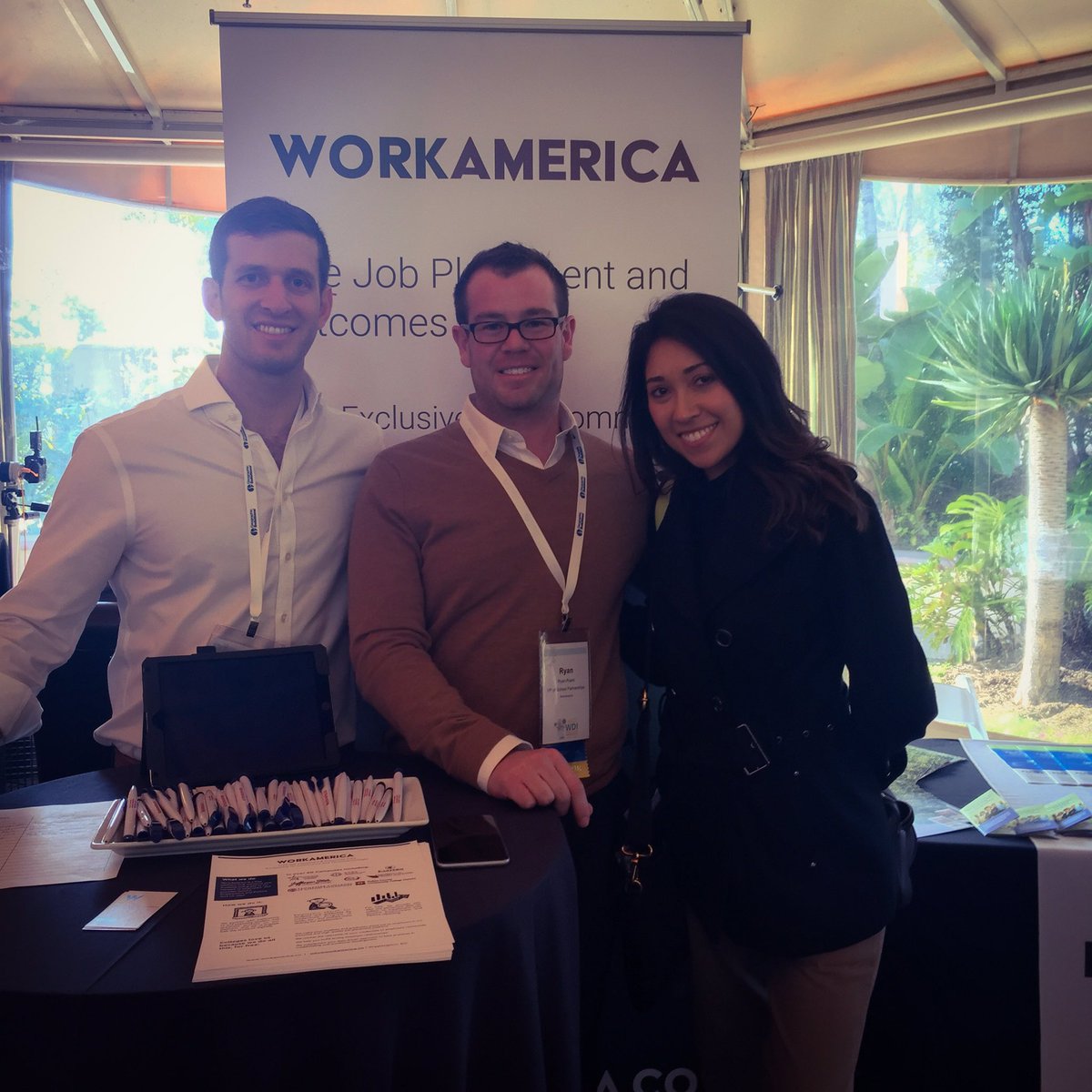 Work_America's tweet photo. Proud to be leaders in the exciting world of #edtech, and meeting friends old and new at @Comm_College WDI 2017! @MichelsonRunway https://t.co/IibbIgg7Js