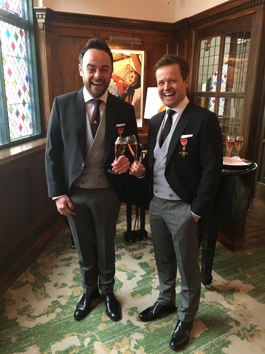 antanddec's tweet photo. Well, what a day! Thanks for all your kind words. D #obe https://t.co/oQeYwaC2vE