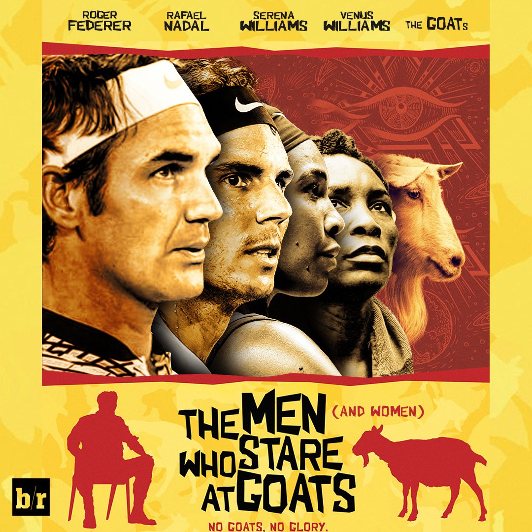 All of us watching the #AusOpen finals this weekend…
 🐐🐐🐐🐐