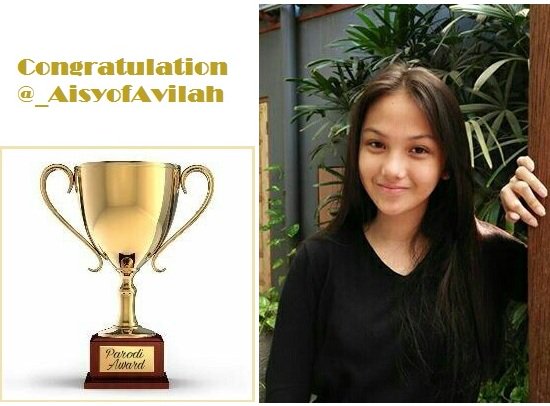 <a href="/AwardParodi/">#RPardAward2017</a> Nominasi award selebriti wanita favorit adalah
<a href="/AwardParodi/">#RPardAward2017</a> #RPardAward2017
<a href="/_AisyofAvilah/">Syof Cantiq</a>