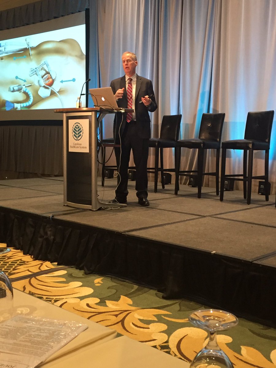 @Carolinas <a href="/bypasstheordnry/">Dr. Joseph T. McGinn</a> proud to be part of a team providing MICS. Great presence Dr. McGinn.