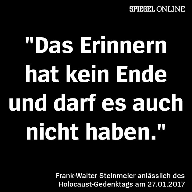 Kein Vergessen. #WeRemember