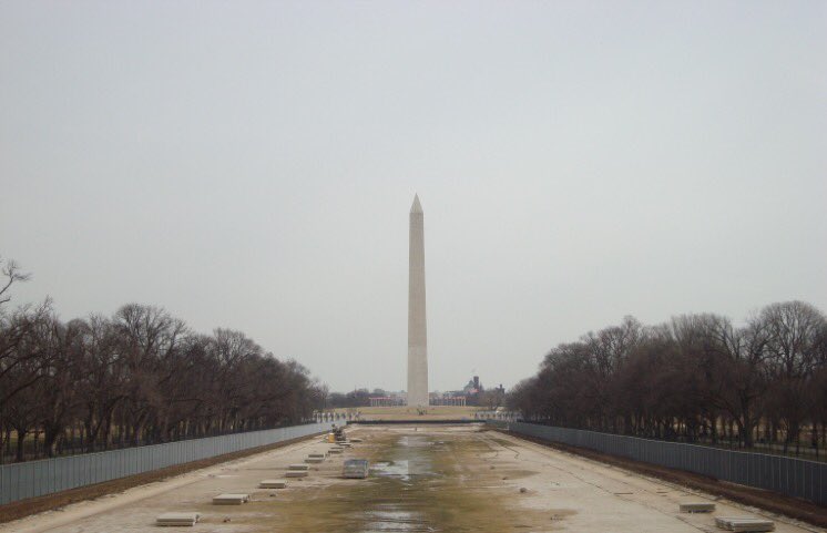 NationalPrks's tweet photo. @KimJongTrumpo All the inauguration attendees...because it was sooo crowded and DEFINITELY  wasn't raining. #LiarLiarPantsOnFire https://t.co/rK1TMtumAp