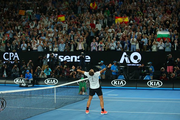 BBCSport's tweet photo. It should be an absolute classic!

Rafael Nadal v Roger Federer in the #AustralianOpen final.

We can't wait 👊 https://t.co/RpBKpCyRbp https://t.co/uJrZX7chlL
