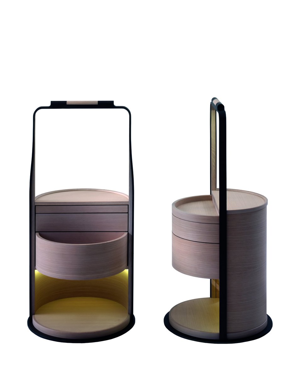 CHIWINGLO's tweet photo. Sima side table in oak and dark bronze finish https://t.co/EIcXXCxFKm