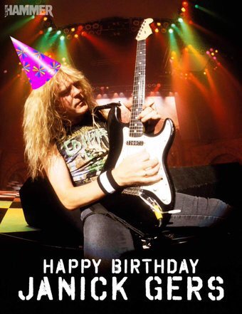 Happy birthday to the legend MR. Janick Gers! UP THE IRONS   