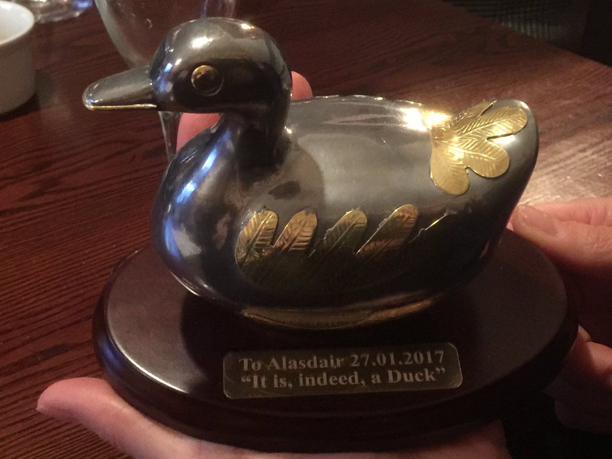 cazzyorr's tweet photo. It is indeed a duck! @DBH_NHSFT @stracalasdair #dbthlaunch fabulous! @SdebbageD @lisettecaygill https://t.co/KyCehIC3QW
