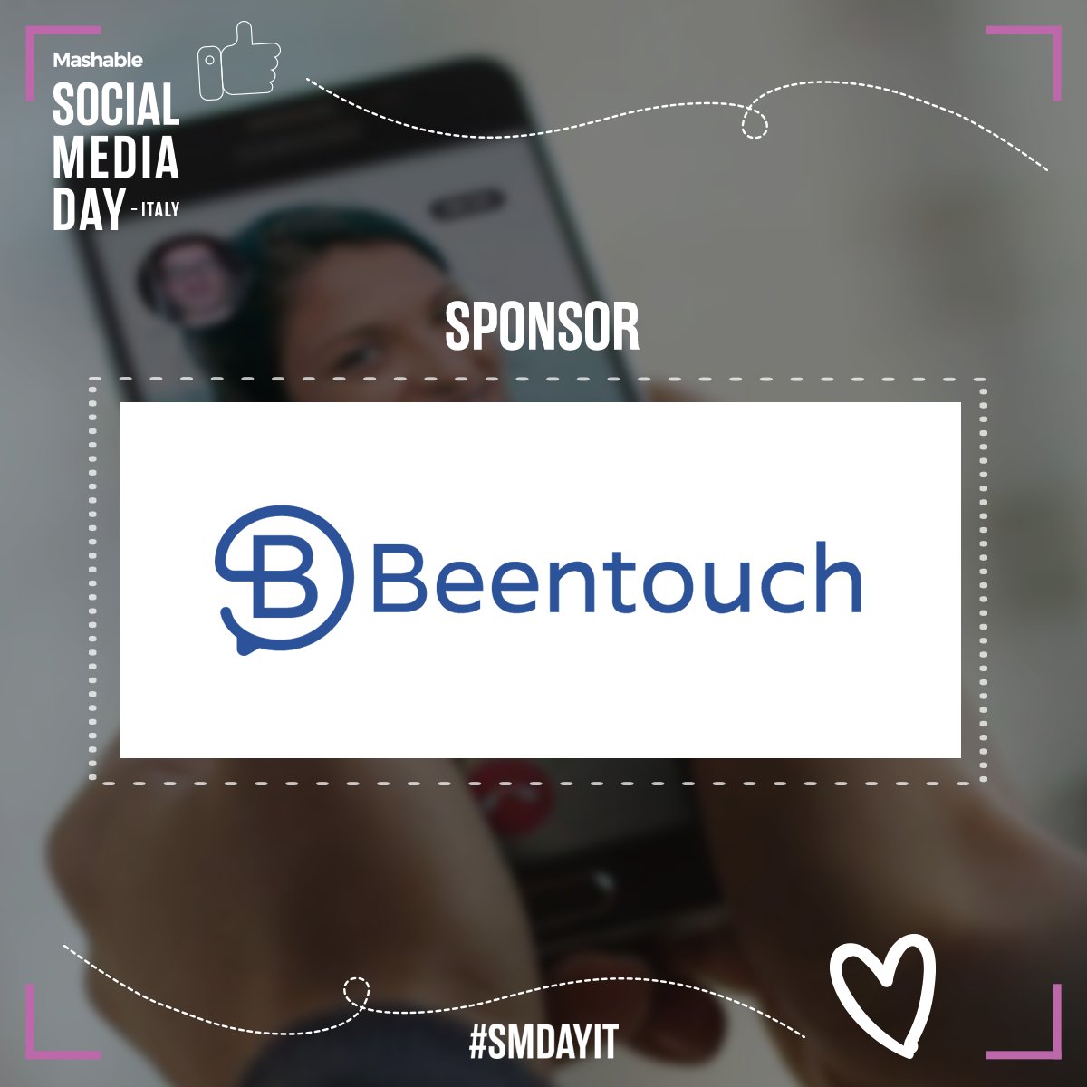 Chiudiamo la settimana con un'altra novità. Diamo il benvenuto a <a href="/beentouchapp/">Beentouch</a> che sarà tra gli sponsor dell'edizione 2017 #SMDAYIT+#DIDAYS.