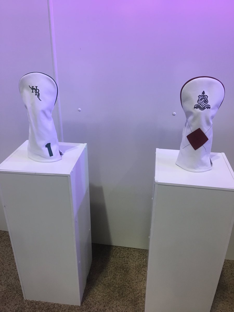 Big news from <a href="/CRUgolf/">CruGolf</a> Rickie Fowler will have their major collection head covers in his bag this year. #pgashow
