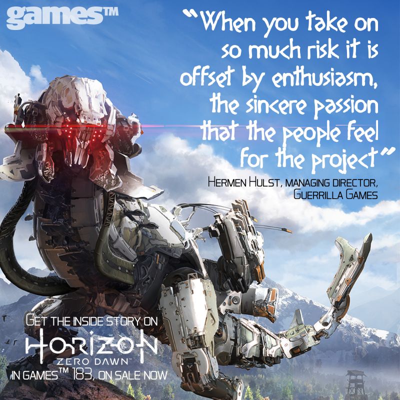 gamesTMmag's tweet photo. Read our exclusive Horizon: Zero Dawn feature in games™ 183 #Horizon #Robosaurs https://t.co/AMJO9FCV3q https://t.co/ekbvujGyMn
