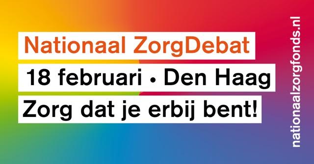 Op 18-02 organiseren we het Nationaal ZorgDebat in Den Haag tussen lijsttrekkers. Kom je ook? Aanmelden kan hier: nationaalzorgfonds.nl/busvervoer