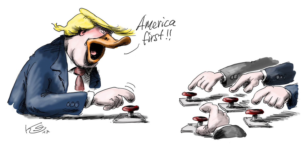 Donald Trump In Der Politischen Karikatur