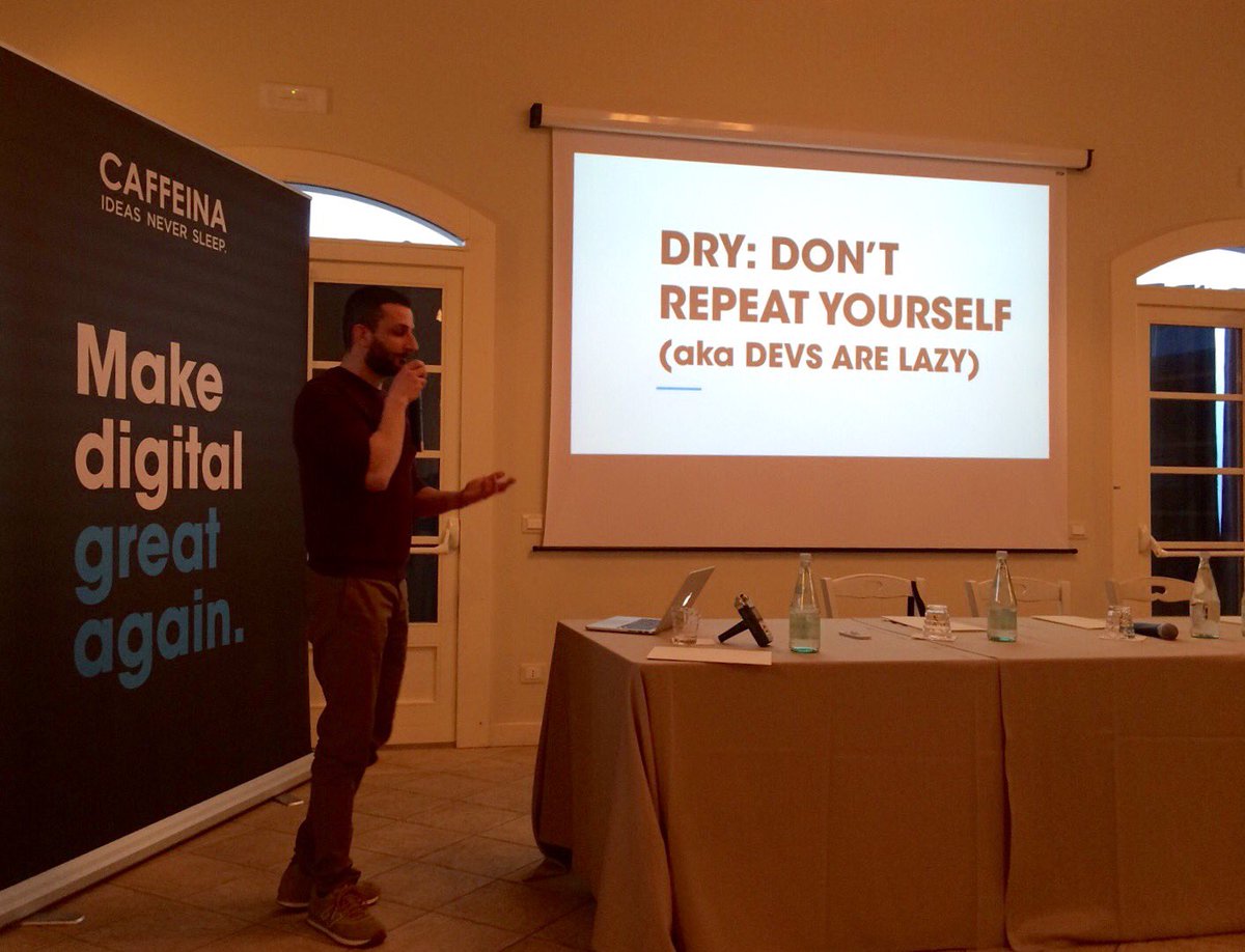 CaffeinaLab's tweet photo. Mai smettere di migliorare. @filippomangio #OffMeeting #NeverSleep https://t.co/1zJAWbXgL3