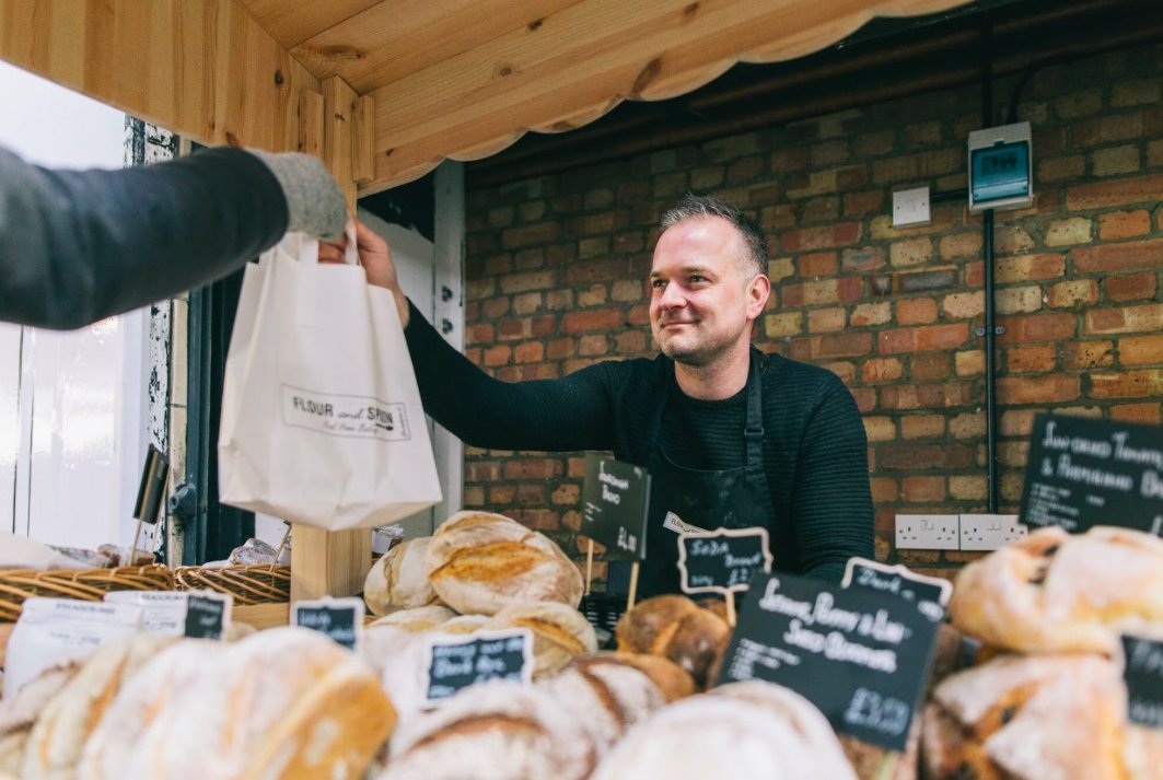 FRESHLY BAKED BREAD!
A beautiful array awaits you at today's market thanks to @flourandspoon #Handmade #E17 #ShopLocal #Organic #Awesomestow