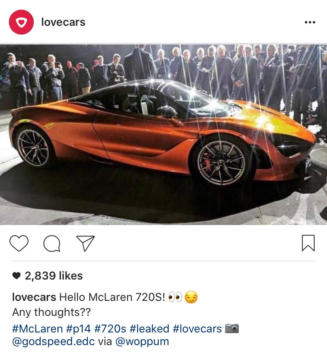 MrBuddyDubs's tweet photo. New pic of the @McLarenAuto P14 aka 720S! IMO it's a love child of #488 #675LT and #apolloarrow https://t.co/FSdYUJ49VD