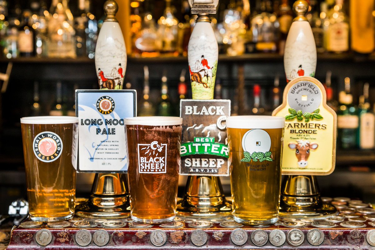 Friday pint? We serve local beers on draught - Cheers!