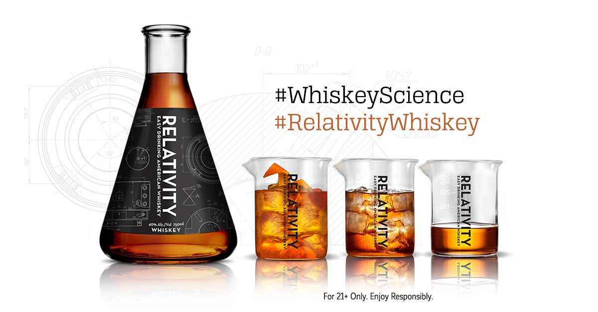 RelativityWhisk's tweet photo. Compression Aged™ - The smoothness of a whiskey aged 18 years in just 40 minutes.
That’s #WhiskeyScience. https://t.co/T7R7TarsNX