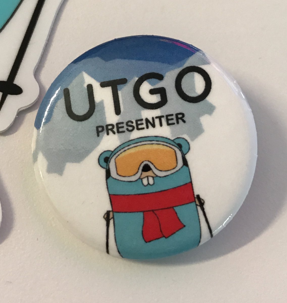 UtahGolang's tweet image. The new coveted presenter pin is here! Sign up to present this year to get one!