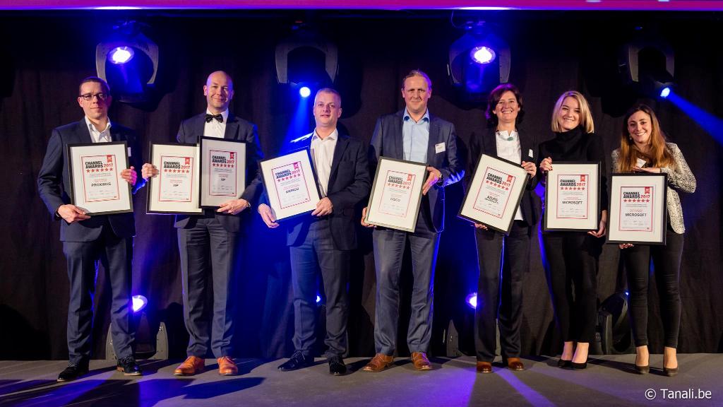 Mooie buit op de #Channelawards! Fier op onze awards voor Best Software, Best Cloud &amp; Best Partner Program.👊