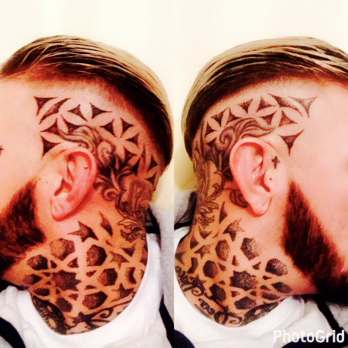 danny2bennett's tweet photo. #FreshInk #HeadInk #Ink @Tattooed_World @LuckySevenPR @TattooSociety13 #NoMessin #BoysWithInk #tattoo #inkedup https://t.co/em3WKvhYht