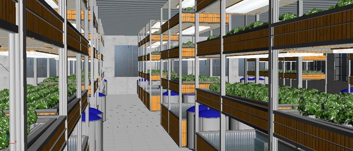 Fun cad drawing of our new systems for expansion farm. 

#verticalfarming