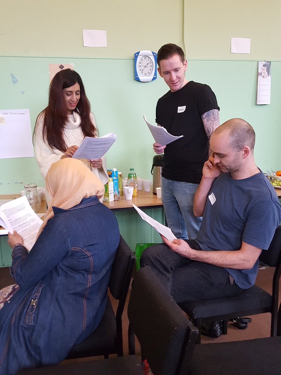 AminaMWRC's tweet photo. + conversations @ wshop delivered with @WSREC on hate crime, bystander intervention & forum theatre to practice! #SayNotToHate #moreincommon https://t.co/bQO6DL7KnL