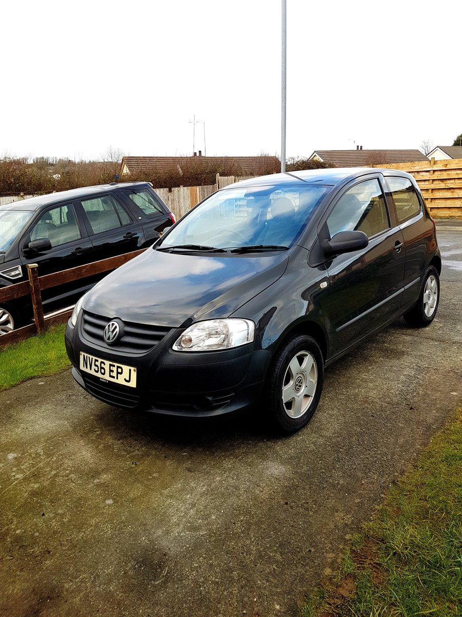 foundry_derek's tweet photo. FOR SALE!! VOLTSWAGON FOX 2006 1.4 petrol. ONLY £1595ono. Grey. F.S.H. 48mpg. New tyres &amp; exhaust. 
Recently serviced. 
Tel 07775651316. https://t.co/bpNx4MQflT