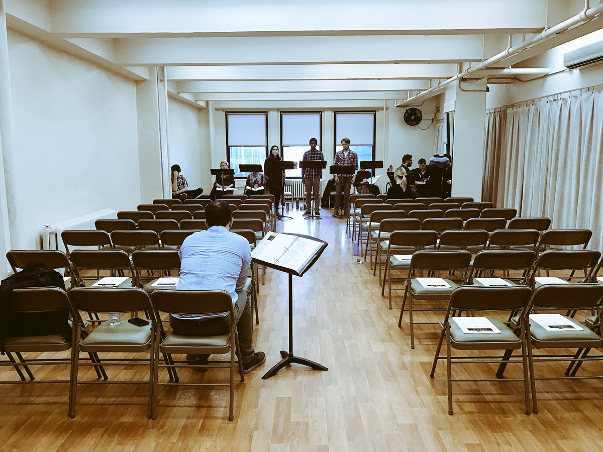 trailsmusical's tweet photo. Twenty minutes until GO TIME!
#TrailsReading
#nyc https://t.co/f4NiBKNsH1