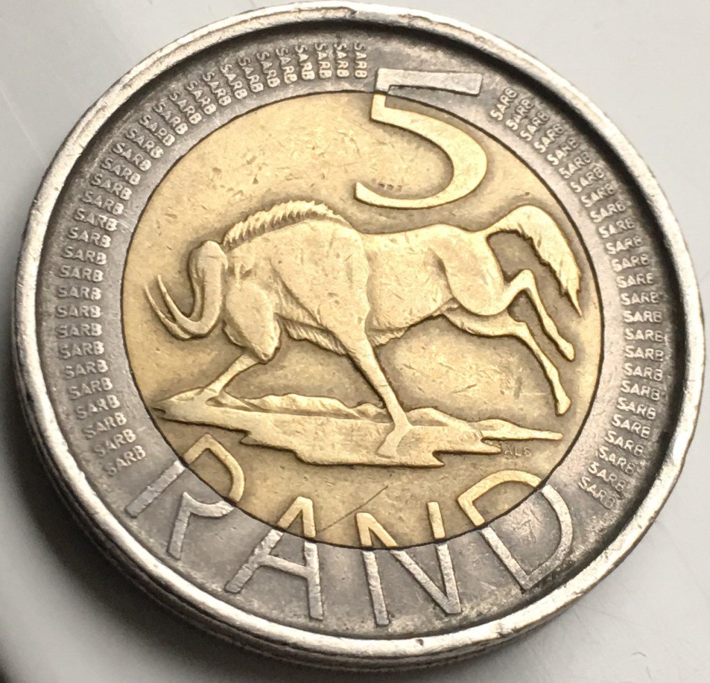 OneCoinAtaTime's tweet photo. 5 Rand, South Africa, #SAR #SouthAfricanRAND #5Rand #Coins https://t.co/kOBzAnS5P6 https://t.co/33MJHI1dlz