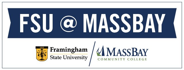 MassBayCommCol's tweet image. Earn your bachelor degree as a @FraminghamU student on the MassBay campus.
Learn more-info session 1/31 6pm.
massbay.edu/infosessions