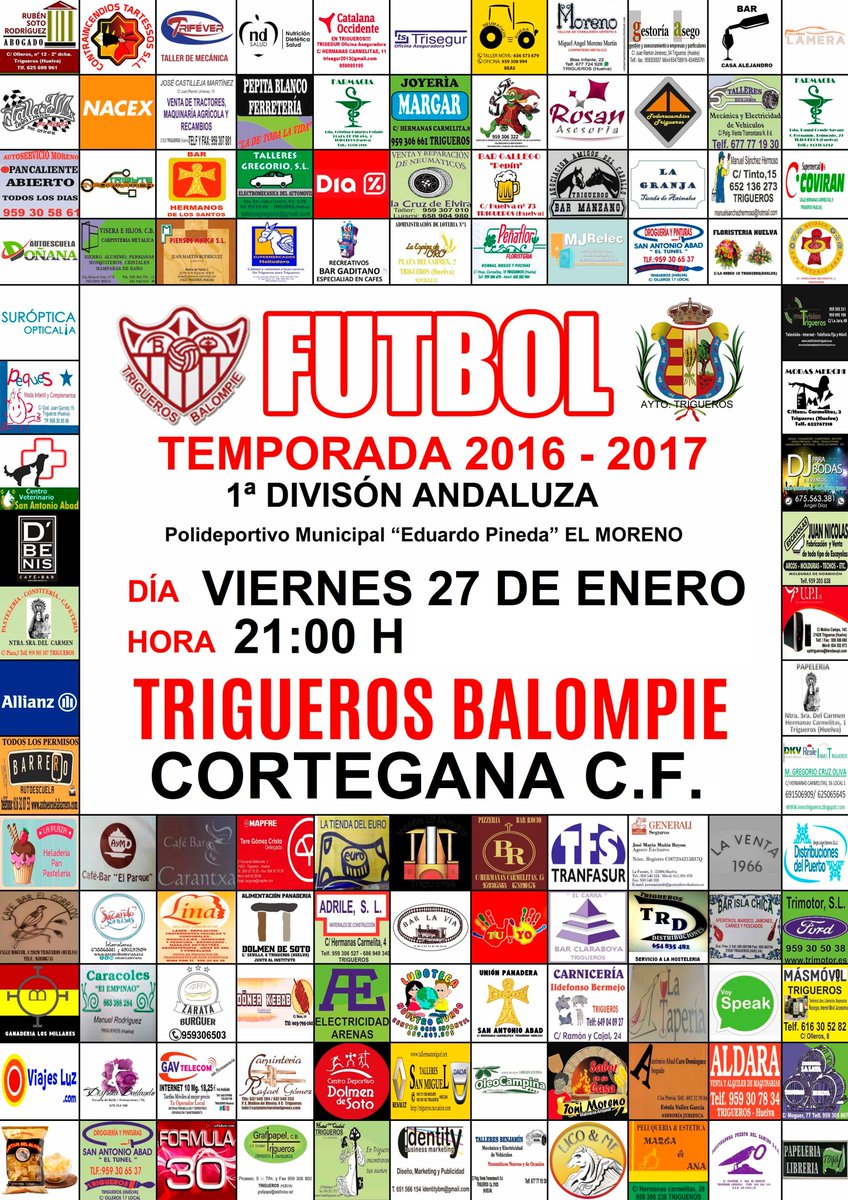 NOS VAMOS PAL POLI!!!!
<a href="/triguerosbalomp/">triguerosbalompie</a>  Vs @CACORTEGANA 
TE ESPERAMOS!!!!!
AUPA TRIGUEROS BALOMPIE!!!!