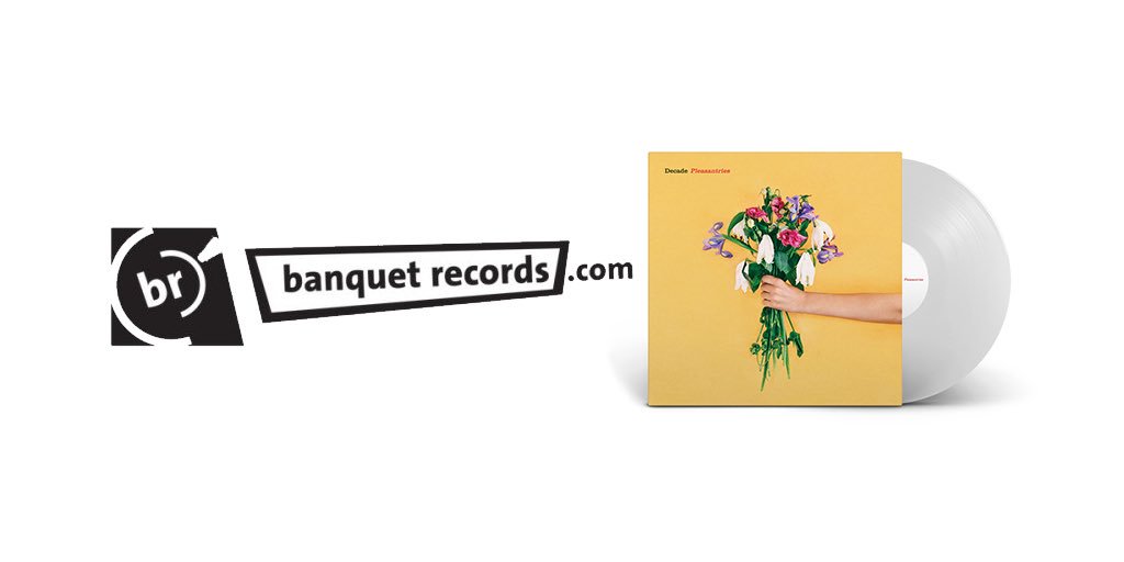 decadeofficial's tweet image. 'Pleasantries' is now up for pre-order on the @BanquetRecords online store! 💐  banquetrecords.com/decade/pleasan…