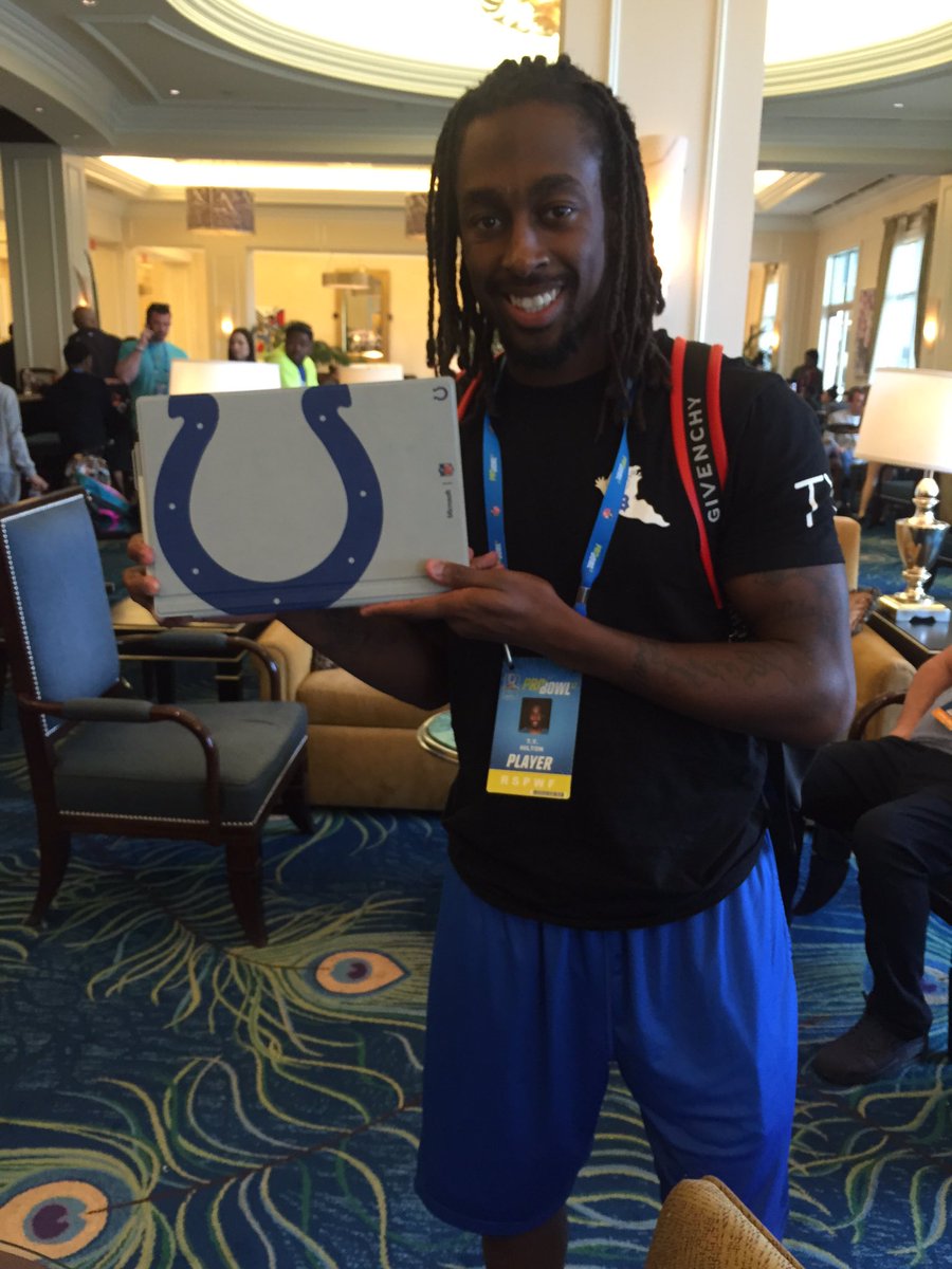 TYHilton13's tweet photo. Thanks @Surface for being a valuable @NFLPA partner and helping to advance the game of football #SurfaceNFL https://t.co/zlkQjKEfBY