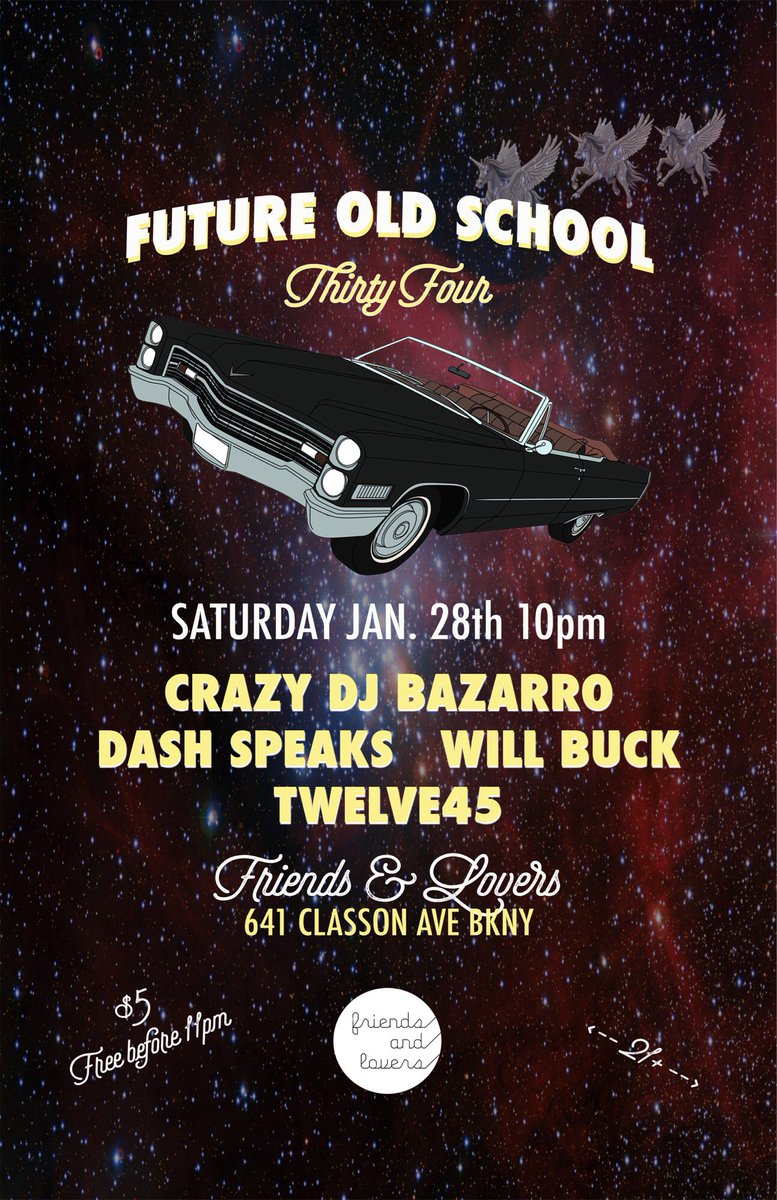 Twelve45_'s tweet photo. Tomorrow night I'm at @friendsloversbk for #FutureOldSchool
I'm on at 10 so come through early {free before 11 🤑} https://t.co/7pKKcdI9iW