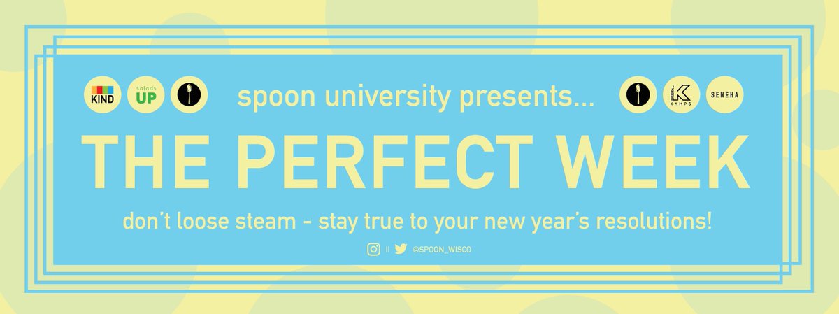 spoon_madison's tweet photo. Hey Spooners! @spoon_madison is introducing “The Perfect Week” — a week of deals at all of your favorite places on campus! #NewYearNewYou https://t.co/opHD3sEu8T