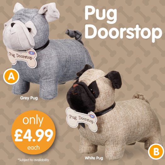 pug door stop