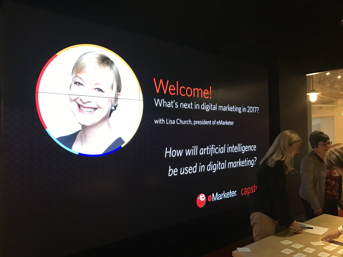 Capstrat hosted "Digital Transformation" with Lisa Church <a href="/eMecc/">Edie Meccia</a>, president of eMarketer. #Capstrat #digitalmarketing #ux #digitalchat