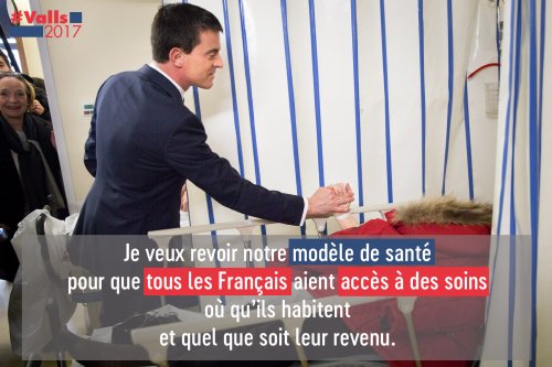Je veux revoir notre modèle de santé pour que tous les Français aient accès à des soins #PrimaireLeDebat #JeVoteValls