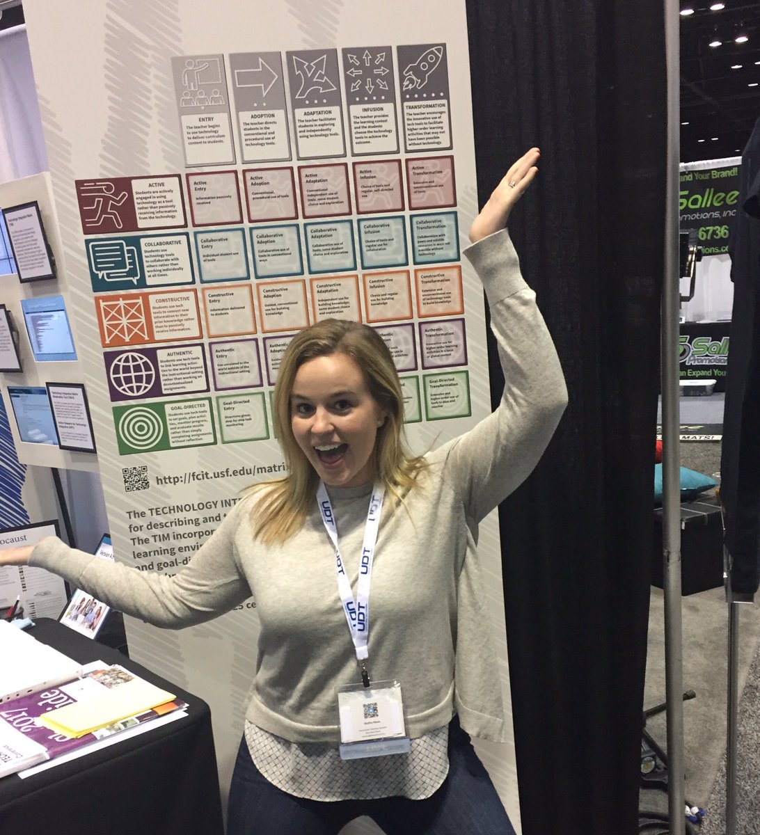 CaitlynDistler's tweet photo. Beyond thrilled to celebrate the end of @FETC with my favorite instructional resource: the TIM ❤ @myfcit! #iteachPL @jlwelsh #vcsdltl https://t.co/5d6QeVPfSV