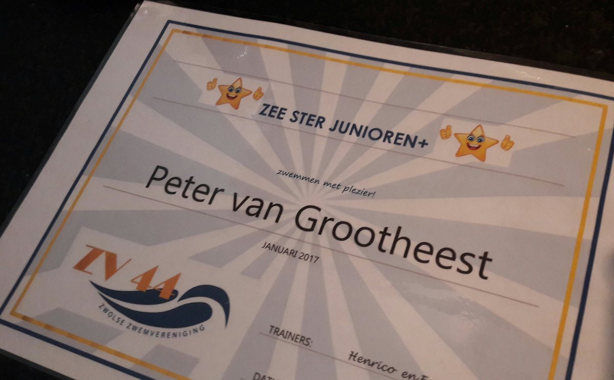 PvanGteW's tweet photo. Van zwemmen blijf je jong; zeker bij @44_zv https://t.co/rnq1zl0JqN
