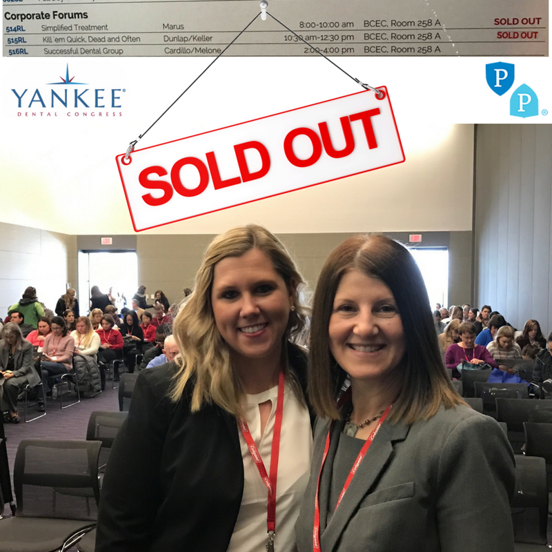 PerioProtect's tweet photo. SOLD OUT COURSE at @YankeeDental ! Candias and Katelynn before the course began. BOOTH 1129. #periotrays #yankeedental #YDC2017 https://t.co/TVmkj3Jsdt