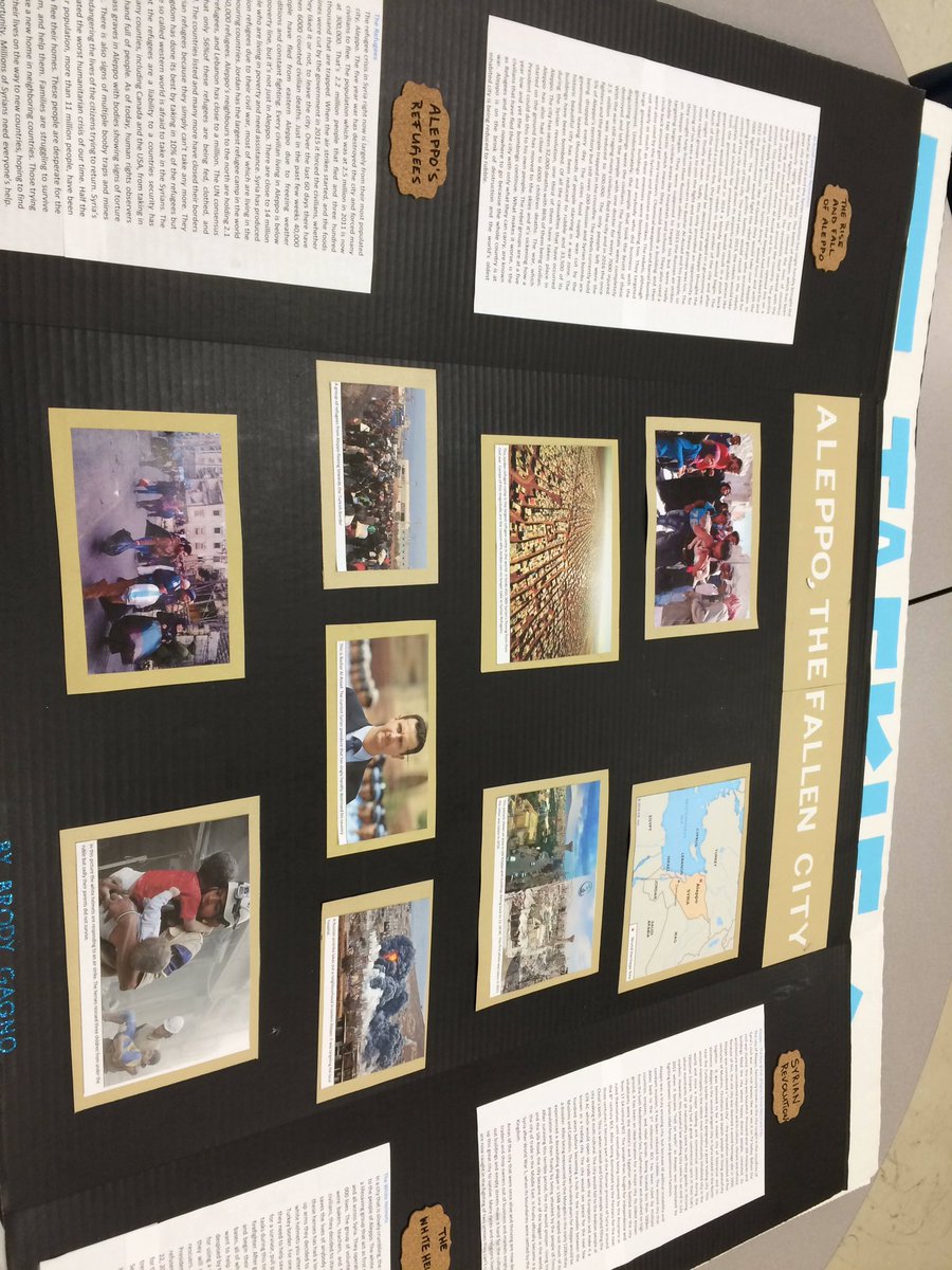 Socials 9 Final Assessment on Aleppo triggers student led initiative to help the "Fallen City" #SD34Learn <a href="/AbbotsfordSD34/">Abbotsford SD34</a> <a href="/gmbondi/">Gino Bondi</a> <a href="/YHA_U15/">Yale Bantams</a>