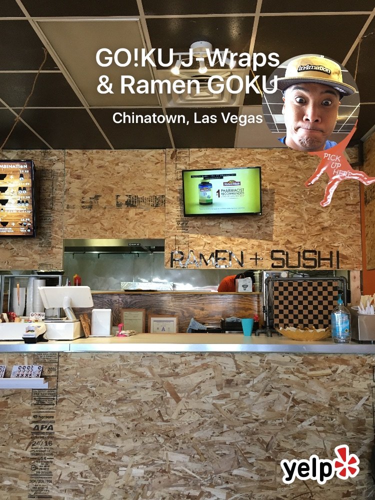 downtownhanger's tweet photo. Very polite (@ GO!KU J-Wraps &amp; Ramen GOKU) #Yelp #Yelfie https://t.co/7njL65z53M https://t.co/RI2a7d27Ym