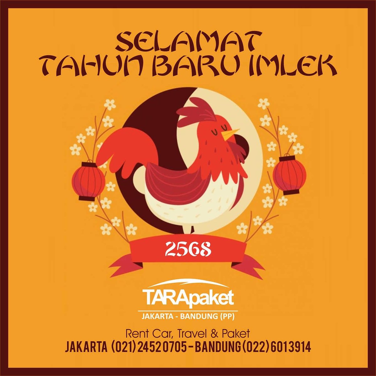 “GONG XI FA CAI”. Semoga Imlek tahun ini akan membawa rejeki yang berlimpah dan kesehatan buat kita semua.
#Imlek
#HappyChineseNewYear