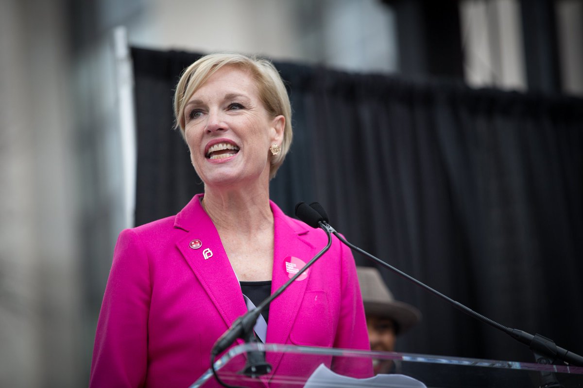 womensmarch's tweet photo. "One of us can be dismissed; two of us can be ignored. But together, we are a movement. And we are unstoppable." —@CecileRichards https://t.co/xaP54e9bOt