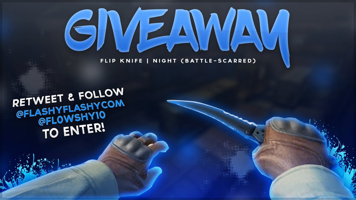 flashyflashycom's tweet image. KNIFE GIVEAWAY!
Ends in 2 days

To win:
- Visit: bit.ly/2jvSco1 
- Retweet
- Follow us &amp;amp; @fl0wshy10